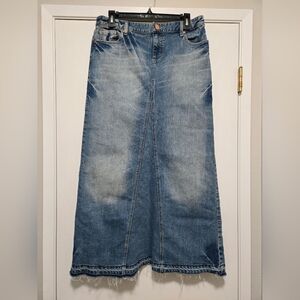 Mossimo Denim Maxi Skirt